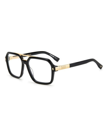 Dsquared2 D2 0035 - 2M2 Black Gold Eyeglasses