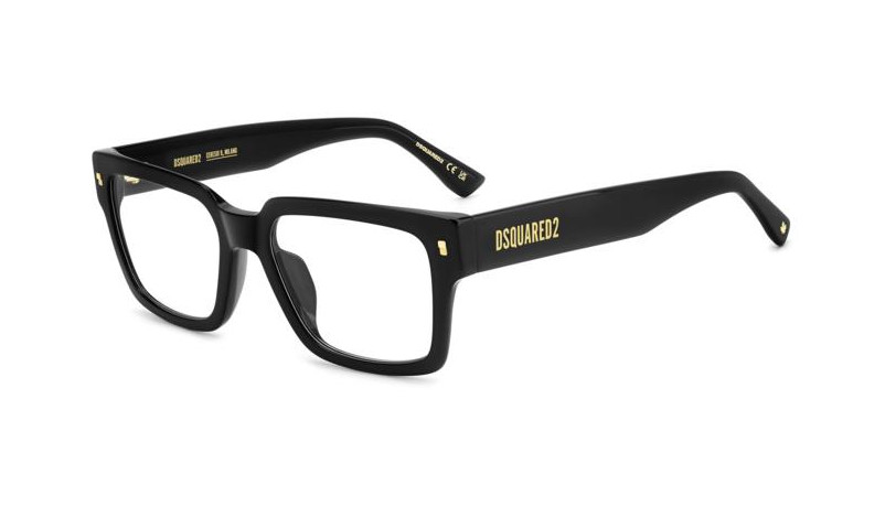 Dsquared2 D2 0167/G - 807 Nero Occhiali da Vista | Occhialeria Italiana