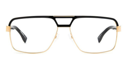 Dsquared2 D2 0034 - 2M2 Black Gold Occhiali da Vista 2